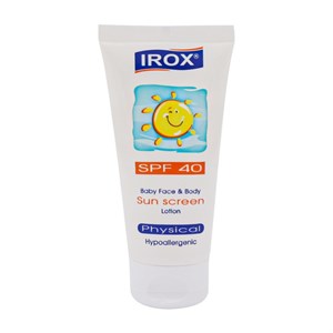 لوسیون ضد آفتاب کودک ایروکس SPF 40 حجم ۶۰ml