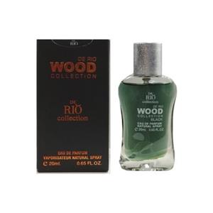   عطر جیبی مردانه ریو کالکشن مدل Rio Wood Black حجم 20ml