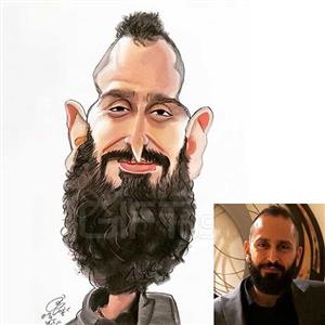 تابلو کاریکاتور دیجیتالی اختصاصی با تصویر شما