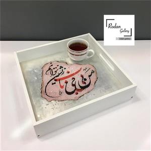 سینی چوبی دستساز