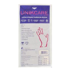 دستکش جراحی یونیکر لاتکس استریل کم پودر سایز 8