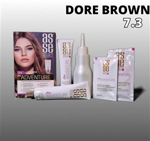 رنگ مو بدون آمونیاک برند asse شماره 7.3