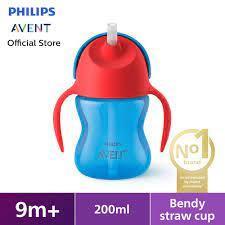 لیوان آبمیوه خوری نی دار 200 میل فیلیپس اونت scf796/02 —-scf796/01