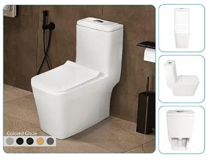 توالت فرنگی آلفا ALPHA سپید تویز sepideh toys