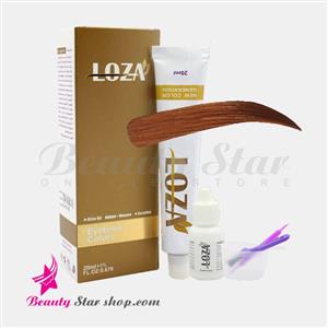 کیت رنگ ابرو عسلی شماره 6.54 LOZA حجم 20 میلی لیتر