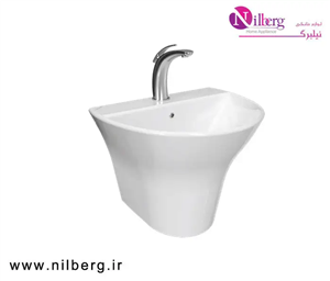 روشویی نیم پایه دیواری چینی کرد کانسپت / Concept