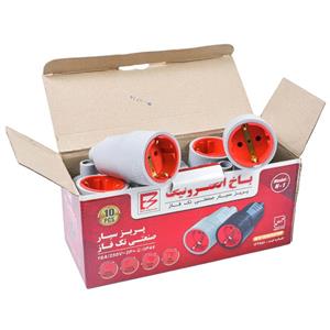 پریز سیار صنعتی تک فاز باخ الکترونیک (بسته 10 عددی)