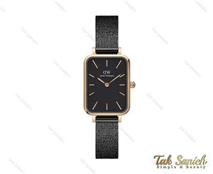 ساعت دنیل ولینگتون زنانه مستطیلی مشکی DW-3866-L