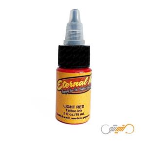 رنگ تتو اترنال قرمز لایت رد Eternal Ink Light Red Tattoo Ink 