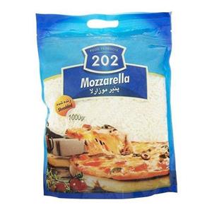 پنیر پیتزا موزارلا 202 وزن 1 کیلوگرم  202 Mozzarella Pizza Cheese 1 kg