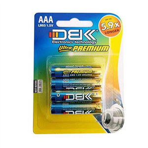 باتری نیم قلمی ۴عددی DBK LR03 Ultra Premium 