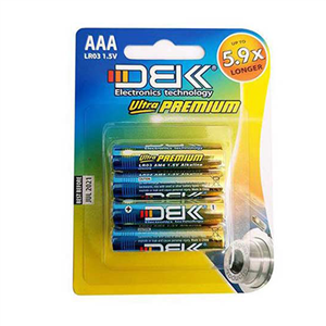 باتری نیم قلمی ۴عددی DBK LR03 Ultra Premium