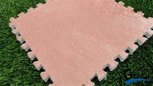 کفپوش پازلی صورتی