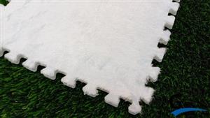 کفپوش پازلی آبی