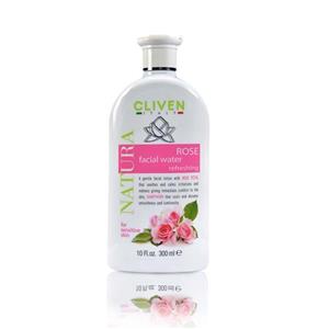 تونیک اب گل رز کلیون مدل Rose Facial Water حجم 300 میلی لیتر Cliven 