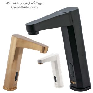 شیر روشویی چشمی راسان مدل تیارا مشکی