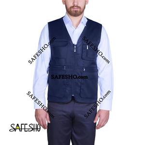جلیقه خبرنگاری سرمه ای