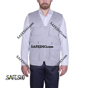 جلیقه خبرنگاری طوسی