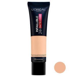 کرم پودر لورال Loreal Infaillible 24H Matte Cover 115