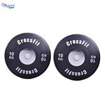 صفحه هالتر مشکی کراس فیت وزن 10 کیلوگرم Crossfit weights