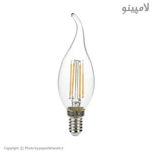 لامپ فیلامنتی ال ای دی 4 وات مدل اشکی پایه E14