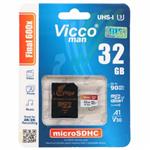 کارت حافظه microSDHC ویکو من مدل Final 600X کلاس 10 استاندارد UHS-I U3 سرعت 90MBps ظرفیت 32 گیگابایت همراه با آداپتور SD