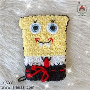 لیف عروسکی طرح باب اسفنجی بافت ترکی ( کد 30203 )
