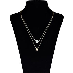 گردنبند طلا 18 عیار ماهک مدل MM0676 Maahak MM0676 Gold Necklace