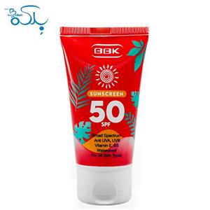 ضد آفتاب بی رنگ SPF50 ببک