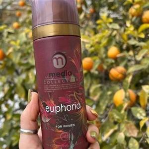 اسپری بدن زنانه مدیا مدل ایفوریا حجم 200 میلی لیتر