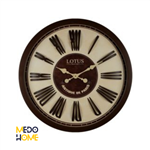 ساعت دیواری چوبی لوتوس مدل INGLEWOOD کد W-7733