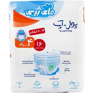 پوشک شورتی پول آپ مای بيبی سايز 4