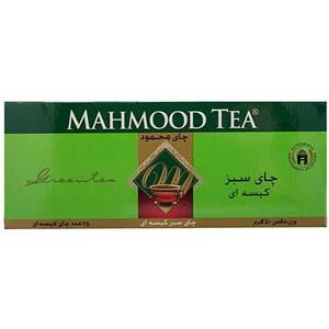 چای کیسه ای سبز محمود 25 عددی