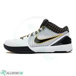 کفش بسکتبال مردانه نایک طرح اصلی Nike Zoom Kobe 4 Black White