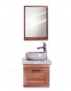 ست کابین روشویی و آینه چارسو مدل سیروان S-50