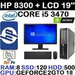 HP Compaq Elite Core i5 3470 4GB 256 ssd Intel Stock Mini Case Computer