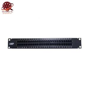 پچ پنل 24 پورت امپ مدل Cat6 UTP