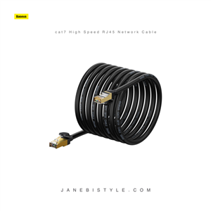 کابل شبکه کت هفت بیسوس 10 متری Baseus cat7 High Speed RJ45 Network Cable WKJS010701