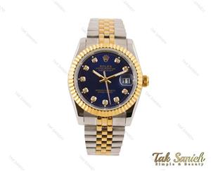 ساعت رولکس مردانه مدل دیت جاست سایز متوسط Rolex-3529-G