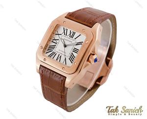 ساعت کارتیه سانتوس 100 مردانه اتوماتیک Cartier-3817-G