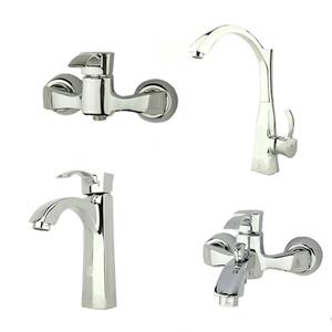 ست شیرآلات سوین کروم کیان