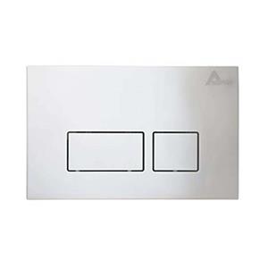 صفحه کلید فلاش تانک توکار فلت دکمه مستطیلی کروم مات آلپس