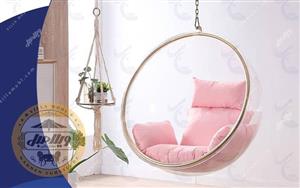 صندلی شیشه‌ای آویز پلکسی