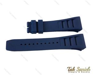 بند ساعت ریچاردمیل مردانه سرمه ای پیچی RichardMille-Strap-5078-G