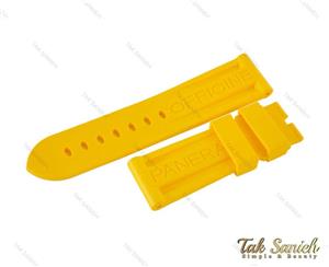 بند ساعت پنرای لومینور مردانه زرد رنگ Panerai-Strap-4062-G