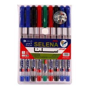 خودکار سلنا Selena 0.7mm بسته ۹ عددی