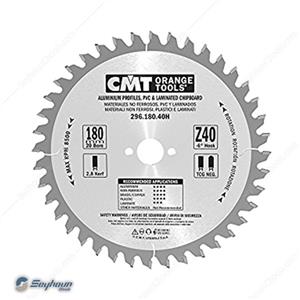 تیغ اره آلومینیوم بر 40 دندانه قطر 18 سانتی متر CMT مدل 296.180.40H
