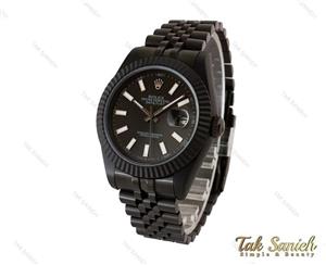 ساعت رولکس مردانه دیت جاست اتوماتیک مشکی Rolex-4096-G