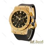 ساعت هابلوت مردانه طلایی سه موتوره Hublot-4156-G