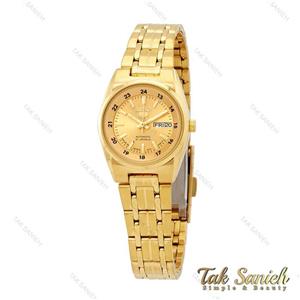 ساعت سیکو 5 زنانه SYMC04J1 طلایی اتوماتیک Seiko-4185-L